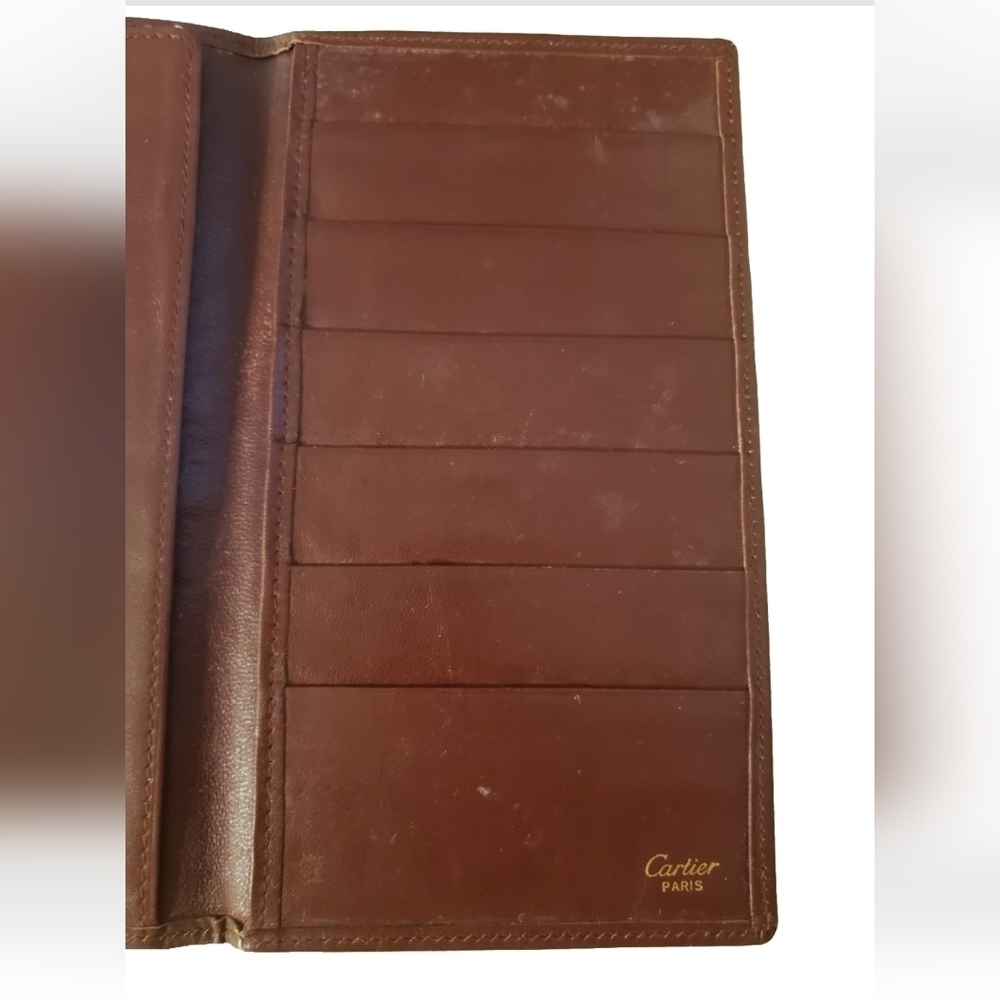 24HR SUPRISE SALE  Cartier Bifold Men's Leather Long Wallet - Picture 9 of 9